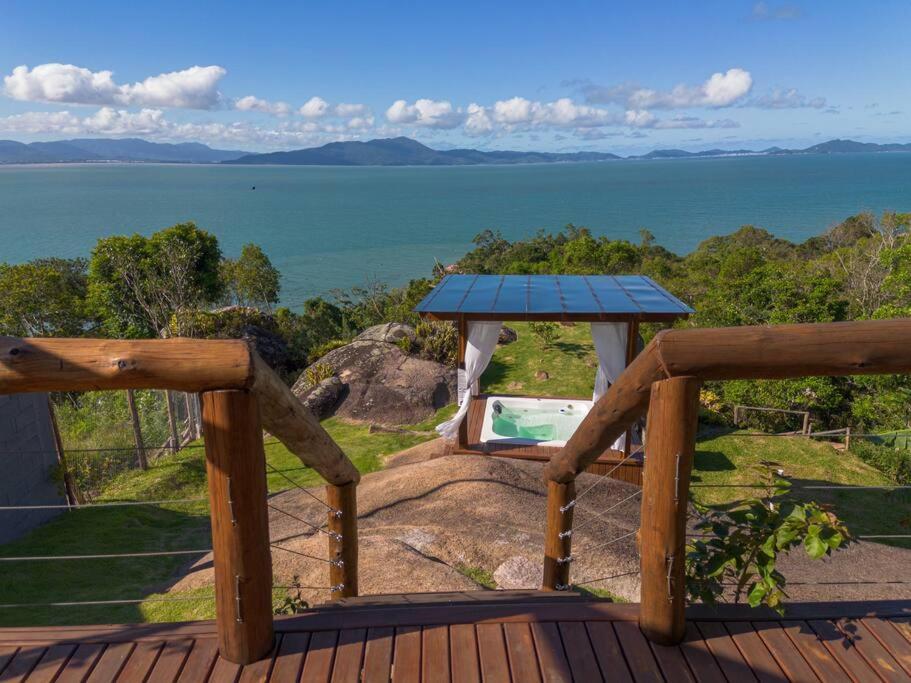 Casa Mirante Do Sol-Vista Exuberante Com Spa Governador Celso Ramos Exterior foto